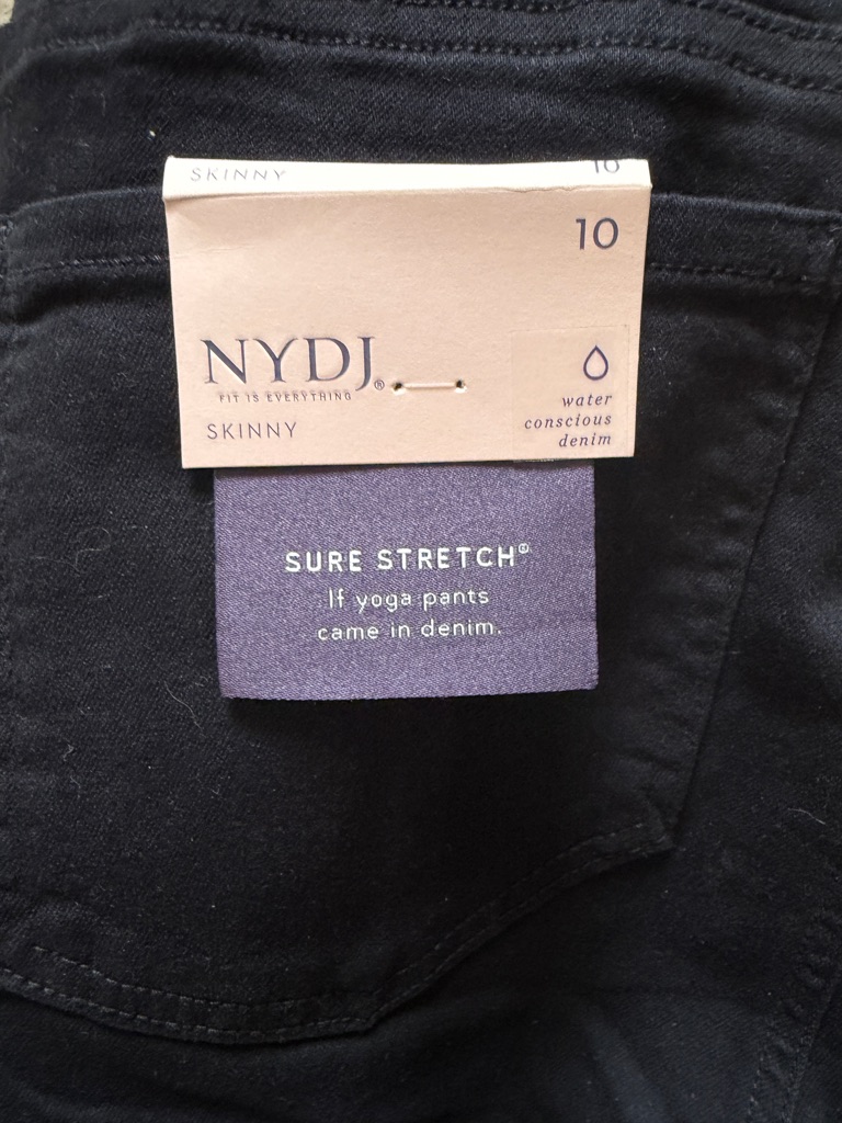 Nydj Women's Skinny Jeans Black